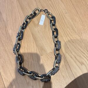 Allure Silver and Gold Chain Necklace